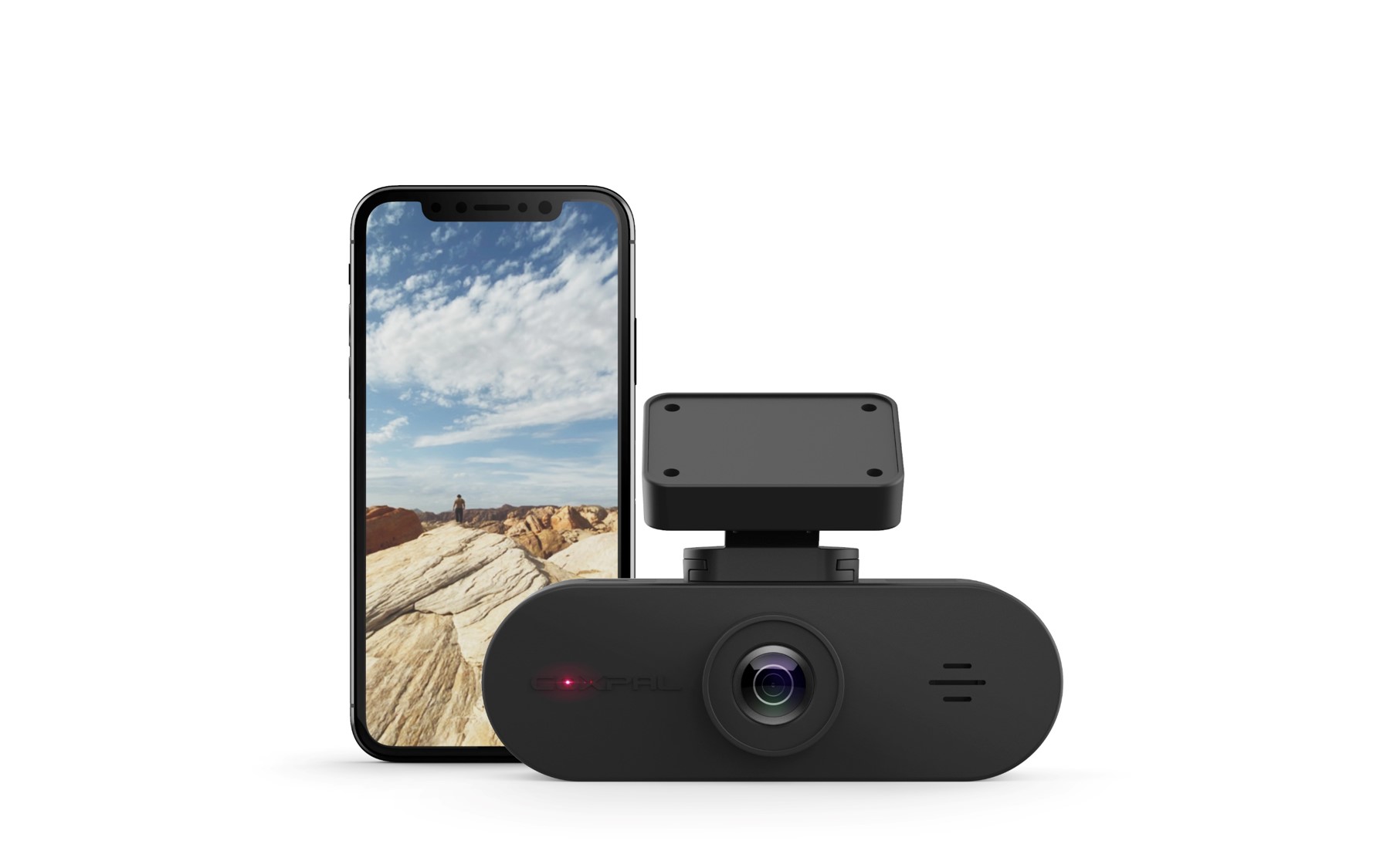 COXPAL 3 Channel Dash Cam Front and Rear Inside with GPS WiFi, Infrared  Night Vision, Supercapacitor, 2K+1080P+1080P Three Way Triple Car Dash  Camera